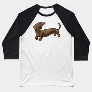 Dog - Dachshund - Brown and Tan Baseball T-Shirt